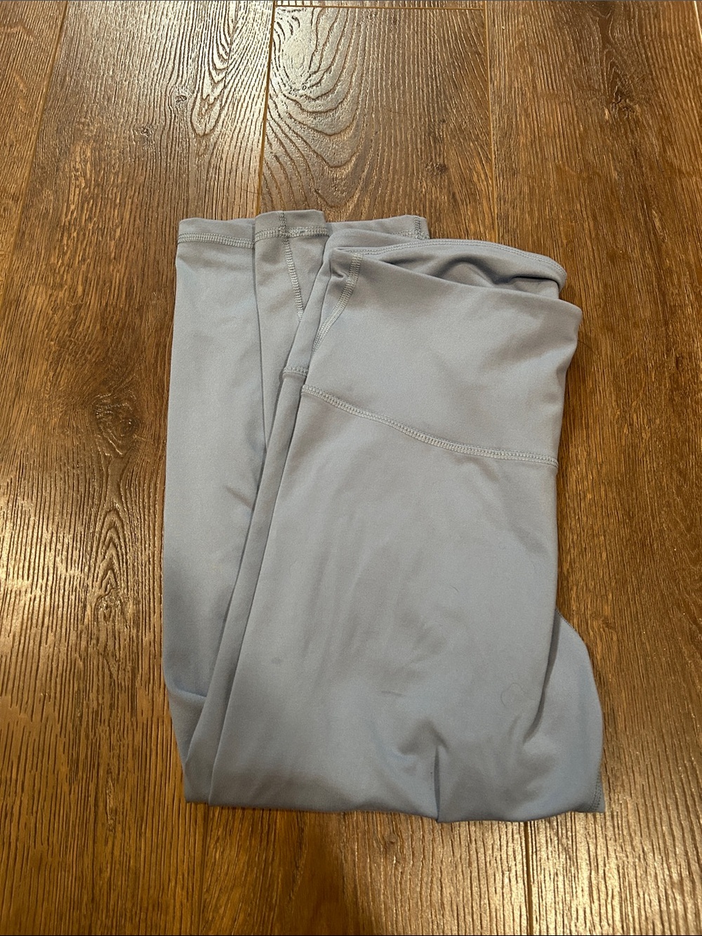 Old Navy Blue-Gray High-Rise Active Crop Leggings